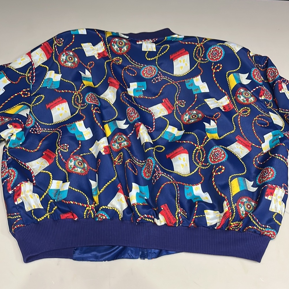 Notations Vintage Bomber Jacket Medium Petite - image 8